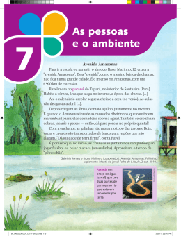 As pessoas e o ambiente