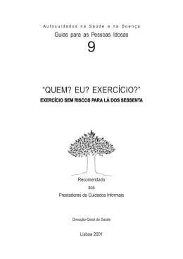 &ldquo;QUEM? EU? EXERC&Iacute;CIO?&rdquo; - Direc&ccedil;&atilde;o