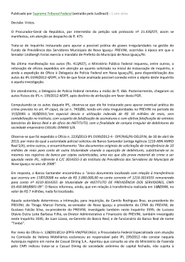 Publicado por Supremo Tribunal Federal (extra&iacute;do pelo JusBrasil