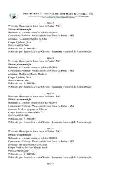 agosto - prefeitura municipal de bom jesus da penha