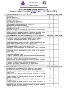 Direito Público - Concursos - Universidade Federal da Bahia