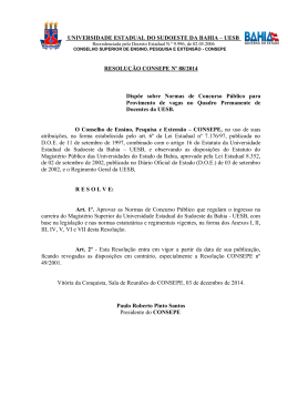 RESOLU&Ccedil;&Atilde;O CONSEPE 88/2014