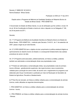 Decreto nº 46669 DE 16/12/2014 Norma Estadual - Minas