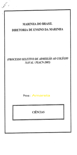 Prova : Amarela