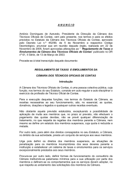 ANUNCIO Ant&oacute;nio Domingues de Azevedo, Presidente da Direc&ccedil;&atilde;o