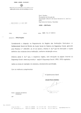 Presidente da [Direcção da - Associação Cultural e de Apoio Social