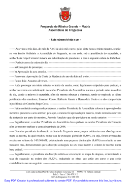 Freguesia de Ribeira Grande &ndash; Matriz Assembleia de Freguesia