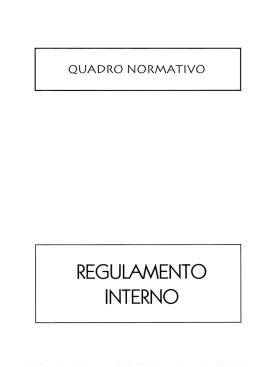 REGULAMENTO INTERNO