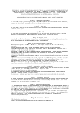 documento complementar elaborado nos termos do n&uacute;mero dois do