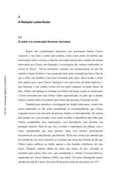 3 A Rela&ccedil;&atilde;o Leitor/Autor - Maxwell - PUC-Rio