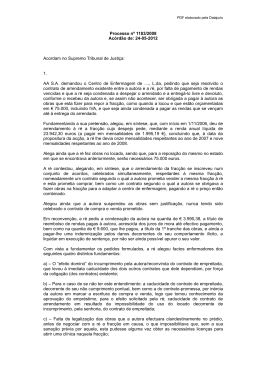 Ac&oacute;rd&atilde;o do STJ - Base de Dados Jur&iacute;dicos da DATAJURIS