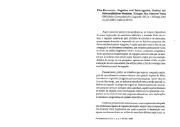 Elke HENTSCHEL. Negation und hterrogation. Studien zur