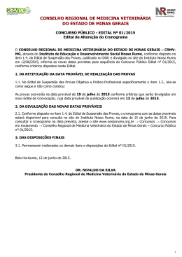 Prefeitura Municipal de Cubatão - CRMV-MG