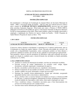 Auxiliar Técnico Administrativo