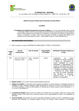 clique aqui para baixar - Instituto Federal do Sudeste de Minas Gerais