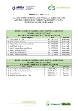 resultado - Projeto Vale Sustent&aacute;vel