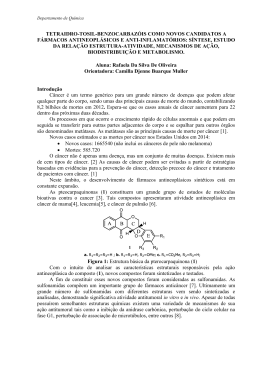 tetraidro-tosil-benzocarbazóis como novos candidatos a - PUC-Rio