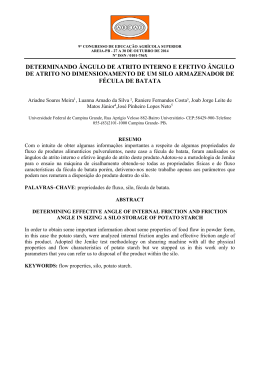 DETERMINANDO &Acirc;NGULO DE ATRITO INTERNO E