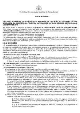 Edital n&ordm; 078/2015