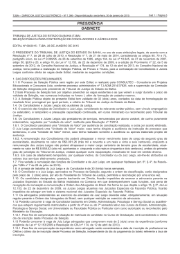 Edital nº 68/2015 - Tribunal de Justiça do Estado da Bahia