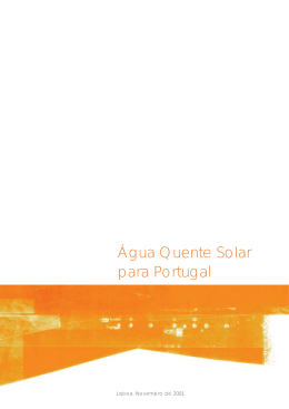 Água Quente Solar para Portugal