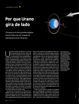 Por que Urano gira de lado