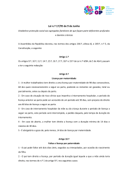 Lei n.º 17/95 de 9 de Junho