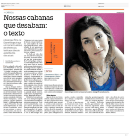 Nossas cabanas que desabam: o texto