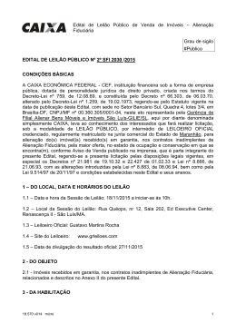 Edital 2&ordm; 2030-15