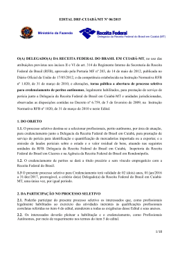Edital Peritos - Receita Federal