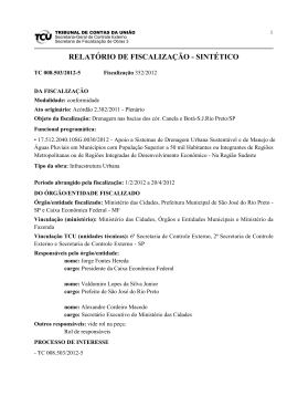 Drenagem bacias dos c&oacute;rregos Canela e Bor&aacute;