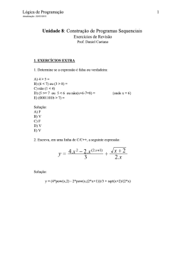 Lógica de Programação para Engenharia