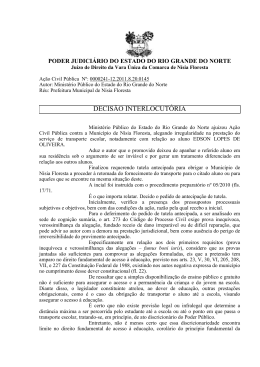 DECIS&Atilde;O INTERLOCUT&Oacute;RIA