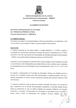 Decis&atilde;o de Recurso