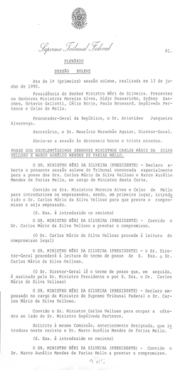 PLENÁRIO SESSÃO SOLENE - Supremo Tribunal Federal