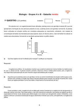 Biologia - Grupos A e B