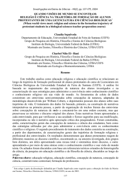 quando vis&otilde;es de mundo se encontram - Instituto de F&iacute;sica