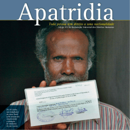 Apatridia - ACNUR 2012