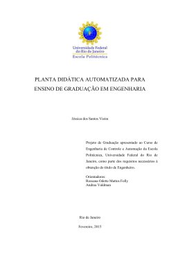 planta did&aacute;tica automatizada para ensino de