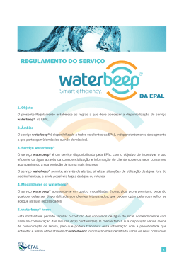 Regulamento waterbeep