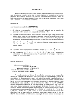 Prova comentada - Vestibular UFSC/2011