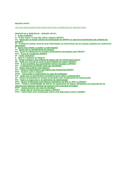 SEGURO DPVAT LISTA DE SEGURADORAS QUE FAZEM