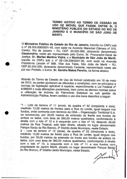 termo aditivo ao termo de cessao de uso de imovel