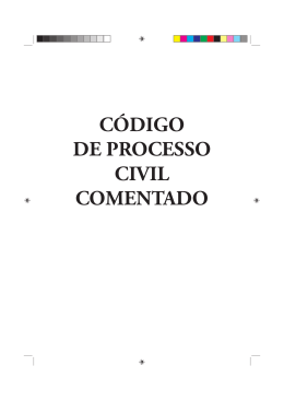 Consultar amostra Código de Processo Civil
