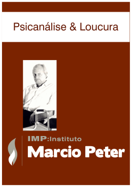 Psican&aacute;lise & Loucura - Instituto Marcio Peter
