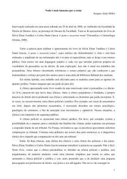 1 Nada &eacute; mais humano que o crime Jacques
