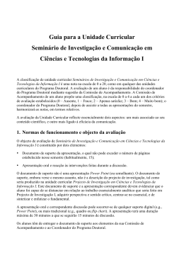 Guia para a Unidade Curricular Semin&aacute;rio de Investiga&ccedil;&atilde;o e