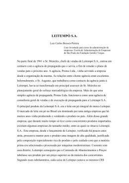 LEITEMP&Oacute; S.A. - Bresser Pereira