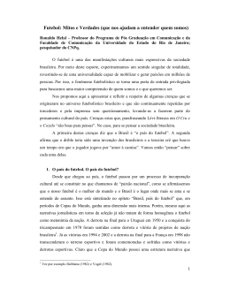 Futebol: Mitos e Verdades (que nos ajudam a entender quem somos)