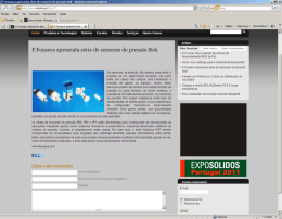 In&iacute;cio ProdutoseTecnologias Noticias Eventos Revista